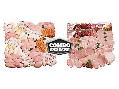 COMBO 1 - Pork & Chicken BBQ